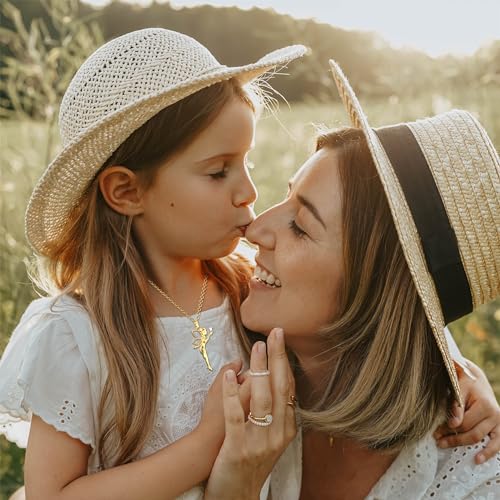 Happy Kisses Tooth Fairy Gift Necklace For Girls 5-7 With Card From Tooth Fairy - Add to Gifts Box or Kit for Under Pillow3
