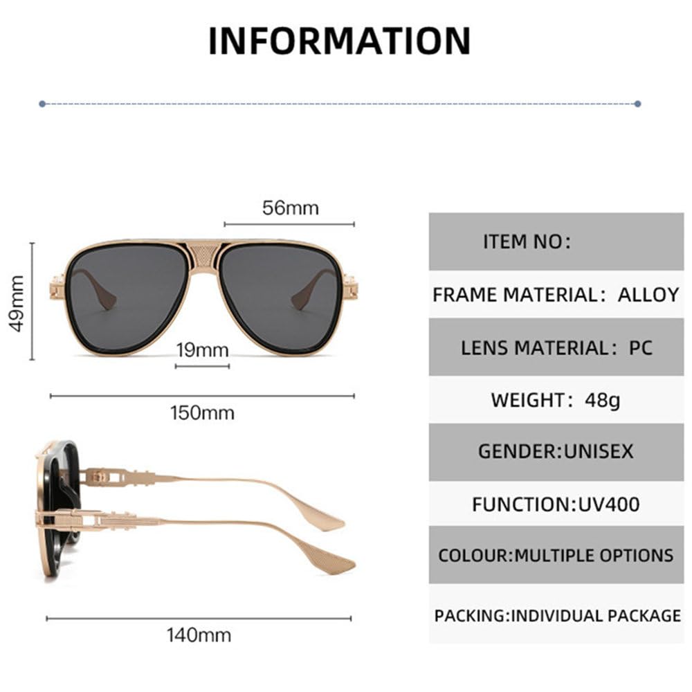 Stylowe okulary przeciwsłoneczne z metalową oprawką i filtrem UV, polaryzacyjne, dla mężczyzn i kobiet, do podróży na świeżym powietrzu, fotografii ulicznej, imprez i jazdy samochodem