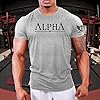 GYMTIER Spartan Forged - Alpha - Men's Gym T-Shirt Bodybuilding Training Workout Lifting Top Clothing, Sport Grey, 4XL #3