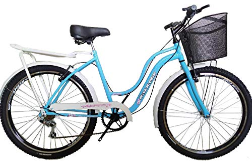 Bicicleta aro 26 galileus feminina modelo novo (vermelha)
