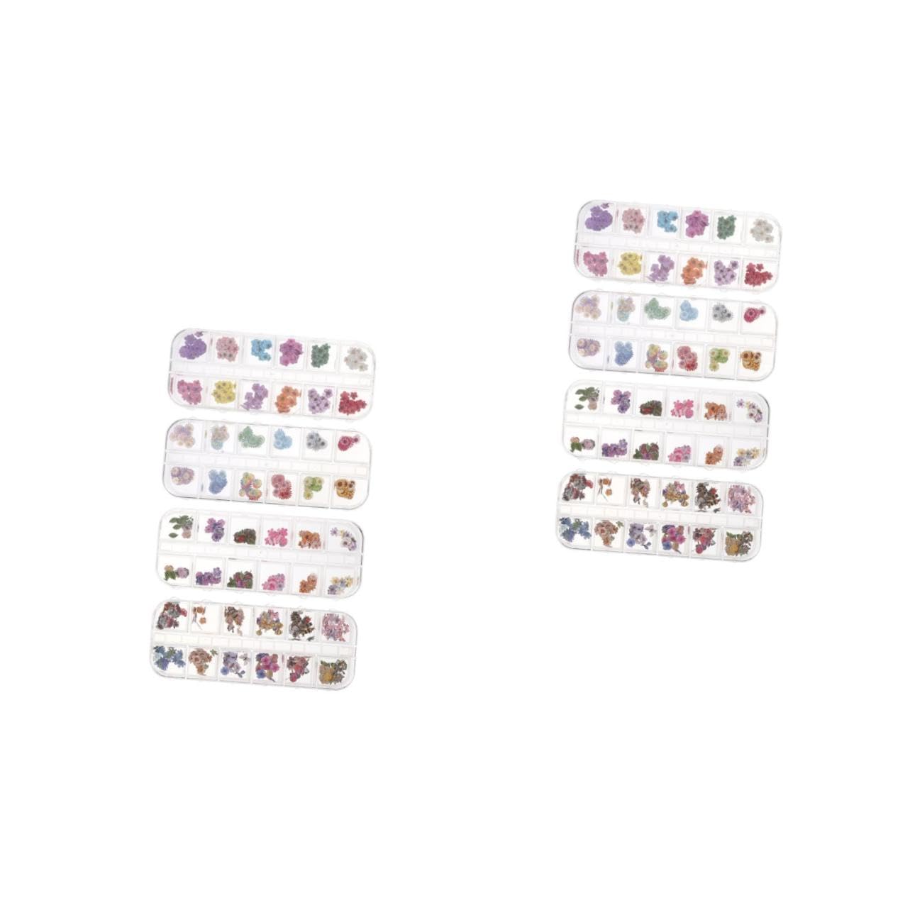 VICASKY 2 set Fogli Per Unghie Adesivi Per Unghie Decalcomanie Per Unghie Numeri Decorazioni Per Unghie Decorazione Per Manicure Decorazione Per Unghie Di Bellezza Accessori 4 scatole*2