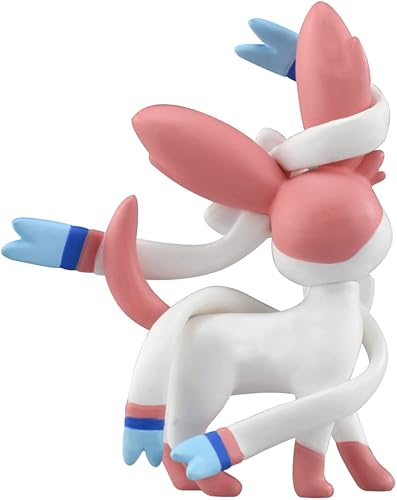 Miniatura 2 de Takara Tomy Pokemon Moncolle Sylveon Pokemon Figura Juguete 4 años en adelante Juguete Estándar de seguridad aprobado ST Mark Certificado Pokemon