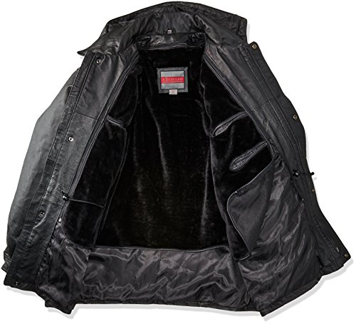 Men's Big and Tall Lambskin Parka2