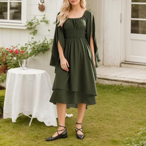 Robe de princesse médiévale ajustée pour silhouette royale