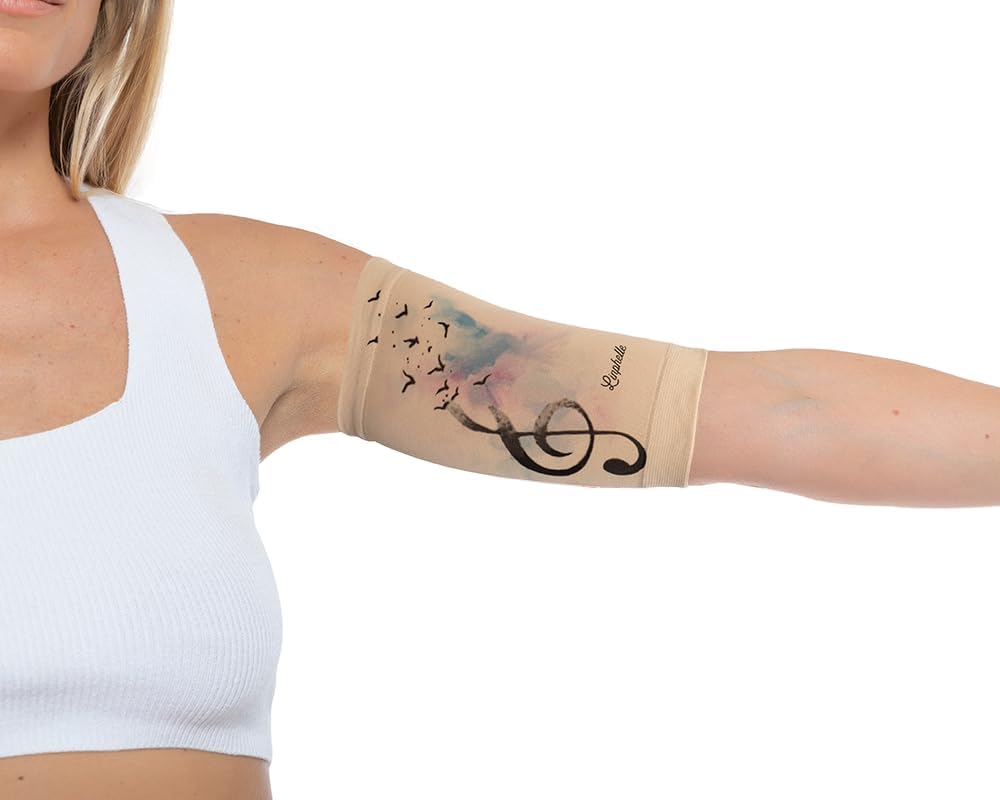 Coverpicc - Upper Arm Cover for Picc Line, Soft Microfiber Arm Sleeve, Ideal for Picc Line, Glucose Sensor