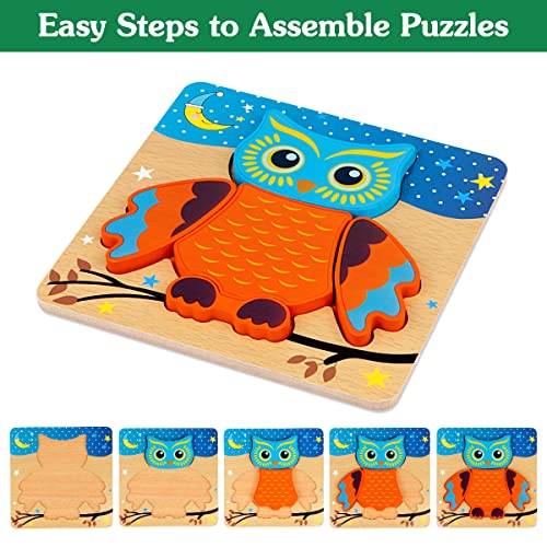 Dreampark DREAMPARK-394 Wooden Puzzles For Toddlers Ages 1-3 thumb #2