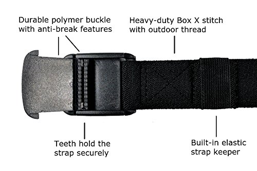 1.25 Inch Elastic Stretch Belt with Adjustable Buckle, Unisex4