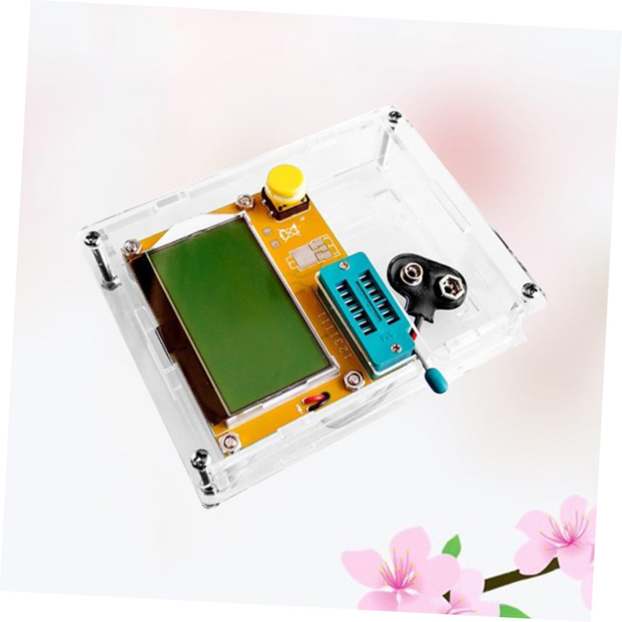 Gatuida 1juego Medidor Digital De Inductancia y Resistencia Función De Autocalibración y Detección De Componentes Electrónicos Para Técnicos y Electrónica