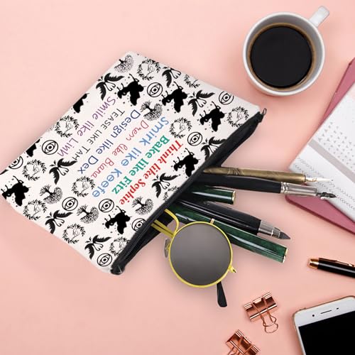 KOTLC Gifts KOTLC Makeup Bag Keeper Fans Gift Bookish Gift Team Foster Keefe Merch KOTLC Reader Cosmetic Bag (Think Like Sopphie UK) - Image 2
