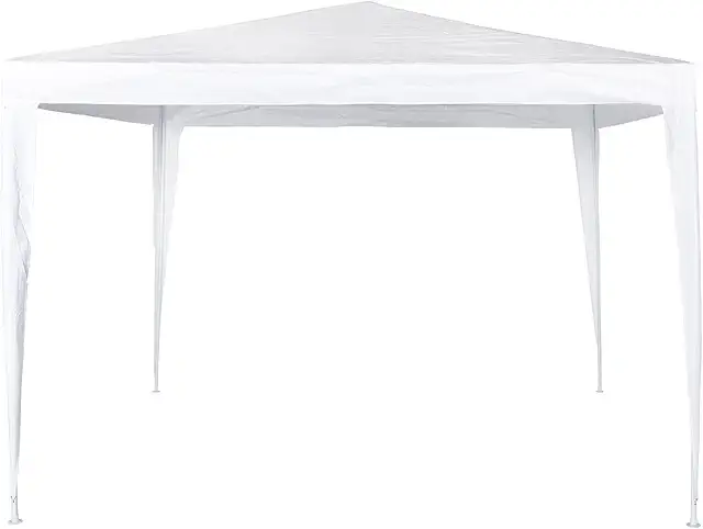 Cenador Desmontable para Jardín Aktive Garden 3x3m Blanco