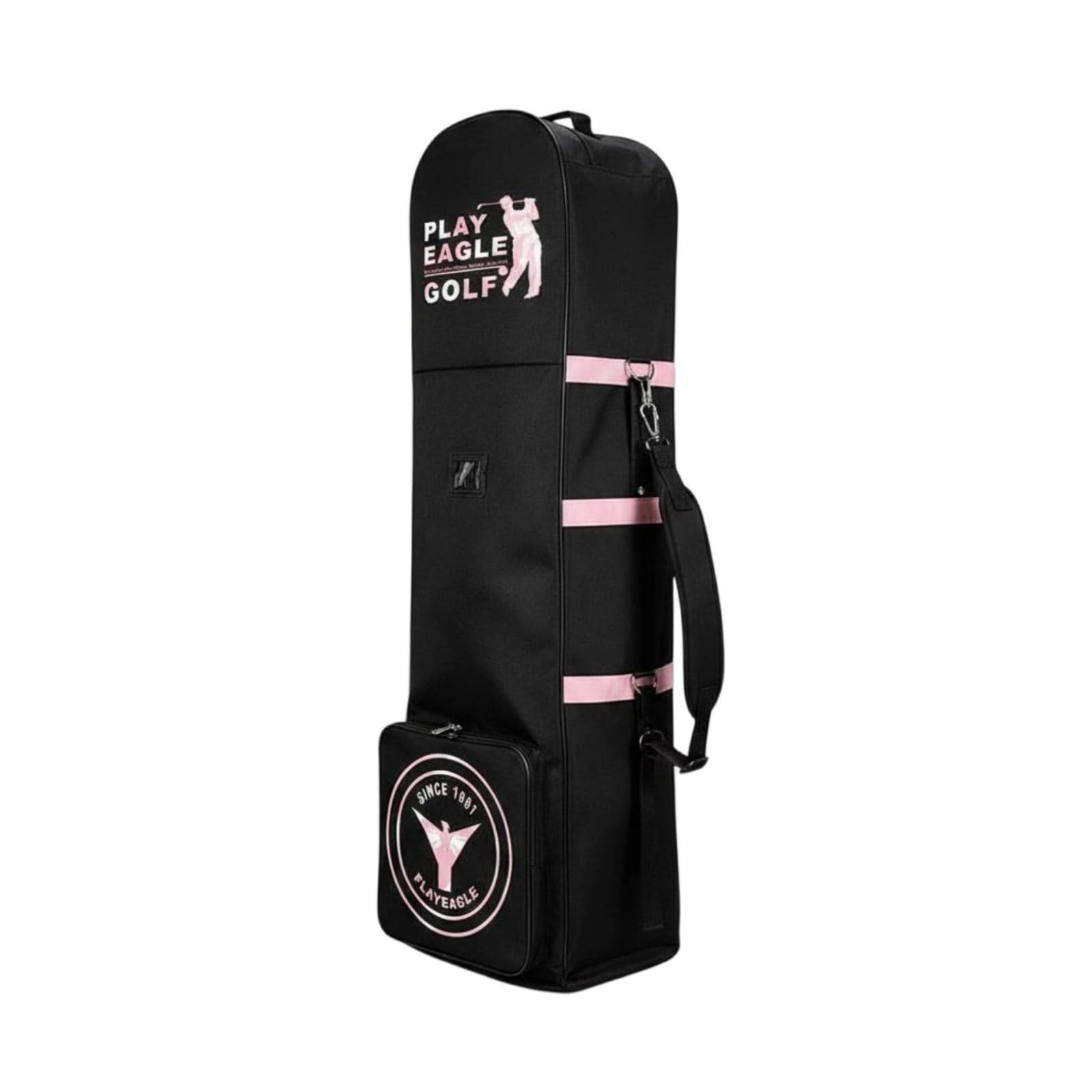 TISHITA Funda de Viaje para Golf Bolsa Trolley Estuche Maleta Porta Palos con Ruedas Plegable Refuerzos Inferiores en Oxford Fácil de Adecuada para Aeropuertos Hoteles Desplazamientos