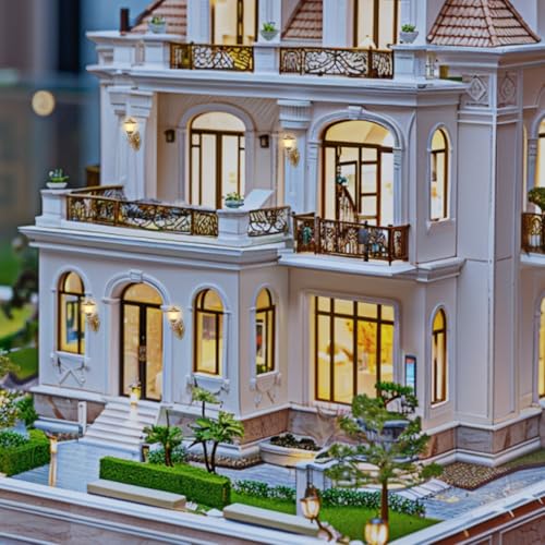 Image of DOITOOL 4Pcs Dollhouse Wall Light Mini Vintage Dollhouse Wall Sconce Lights Decorative Miniature Lamps for DIY Micro Landscape Sand Table Ornaments - Golden