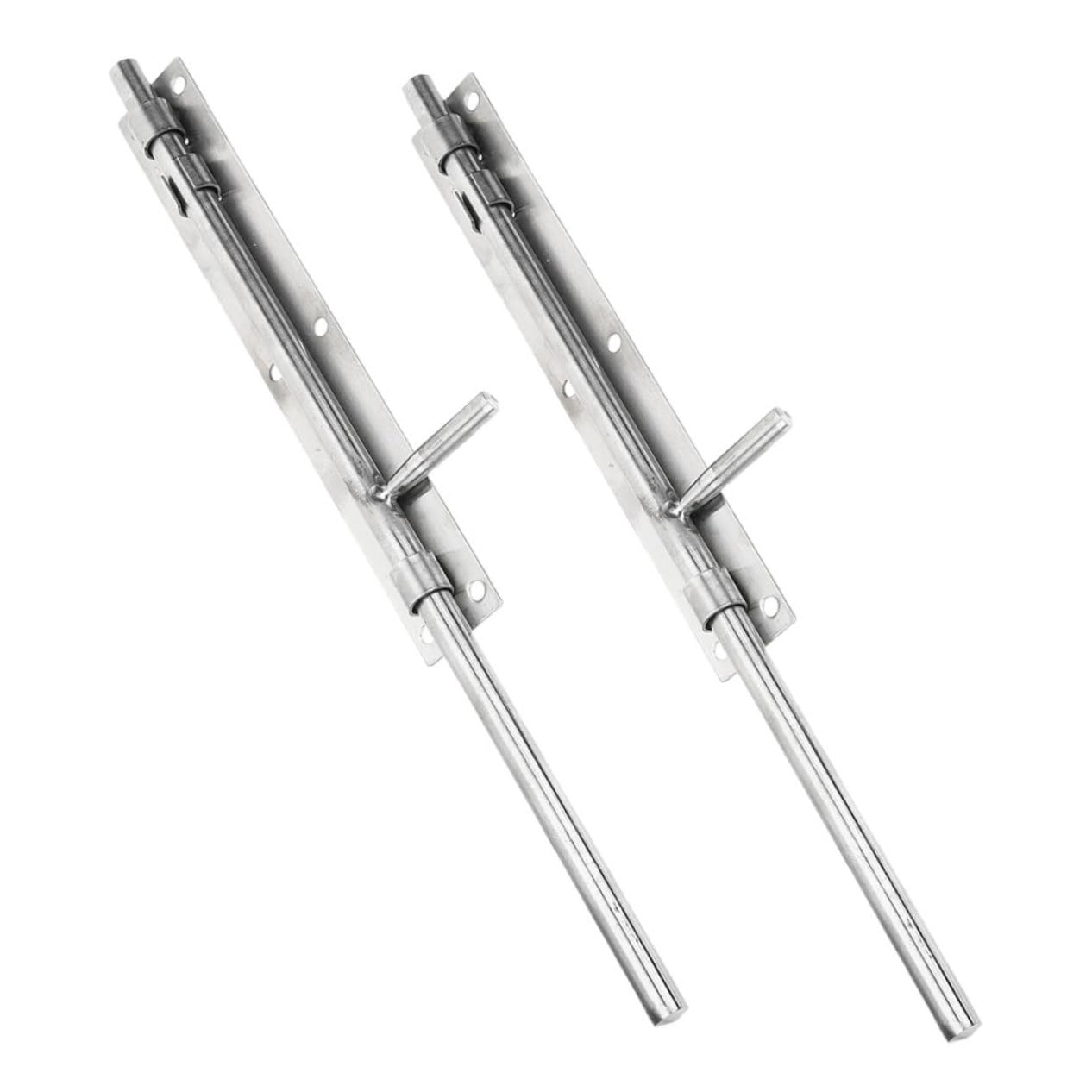 Veemoon 2pezzi Serratura Scorrevole Per Porta Acciaio Inossidabile Chiusura Sicura Per Porte e Cancelli Facile Installazione Design Elegante Adatta Per Interni Ed Esterni