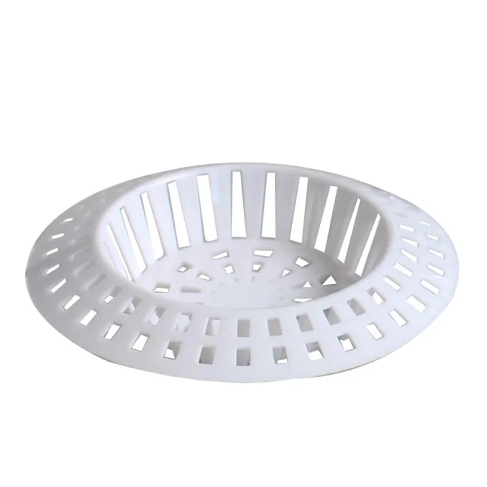 Baynopurin White Sink Strainer Waste 10Pcs Sink Drain Filter