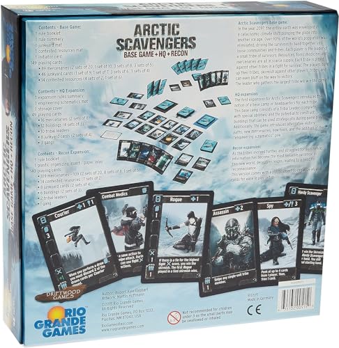 Arctic Scavengers juego de mesa con expansiones miniatura 2