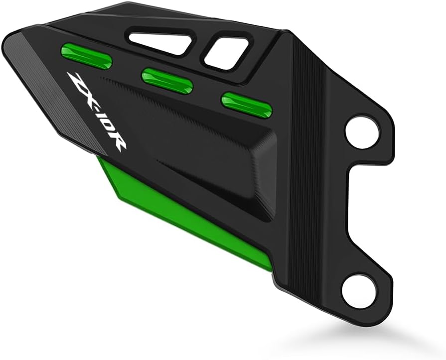 Motorcycle Foot Peg Footrest Protector Compatible With K.awasaki ZX10R 2011-2017 2018 2019 2020 2021 2022 2023 2024 2025 | Rear Heel Plates Guard ZX-10R ZX 10R Accessories (green)