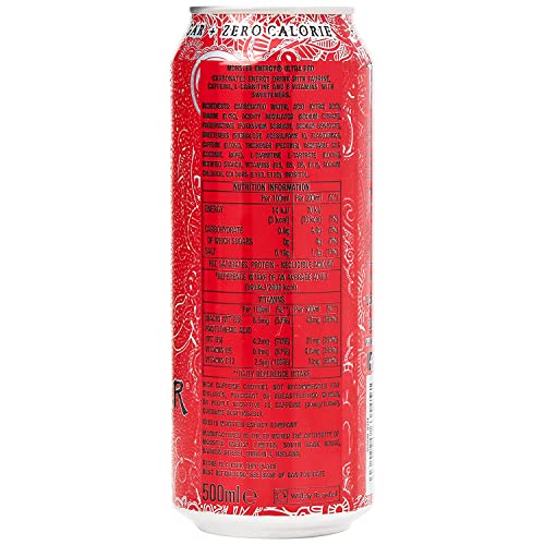 Image of Monster Energy Ultra Red Zero Calorie Energy Drink Pet Bottle, 500 ml