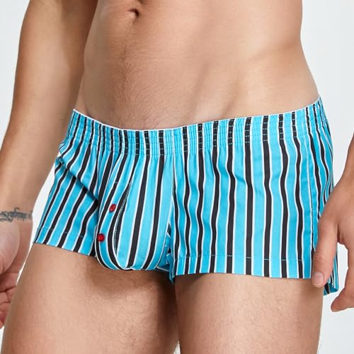 Men's Casual Stripe Boxer Shorts Sleepwear Underwear Arrow Panties Men Pajamas Sleep Bottoms3