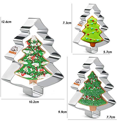Taglierina per biscotti Albero di Natale 3 pezzi