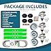 SCBHWJ 48 inch Deck Rebuild Kit for John Dee re L120 L130 (3) Spindle GY20050 GY20785 (3) Blade GX20250 (1) Be lt GX20305 GY 20571 (2) Idler GY20067 (1) GY22082 (4) Deck Wh eels GX10168