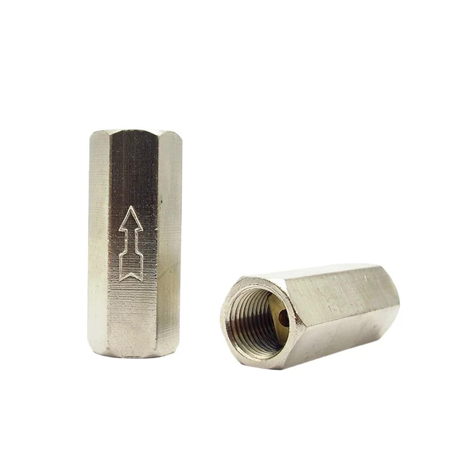 valvola limitatrice pressione Valvola di Sovrappre 1/8" 1/4" 3/8" 1/2" 3/4" Filettatura femmina Valvola di ritegno pneumatica Porta completa Unidirezionale Non ritorno Per Aria Acqua Olio Gas(3/4")