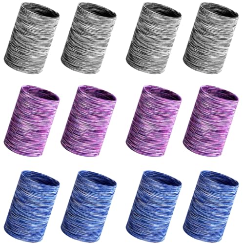 geyoga 12 pack cooling wristbands for women men breathable tennis sweatbands quick dry heat remove ice wristband for yoga sports running gym workout