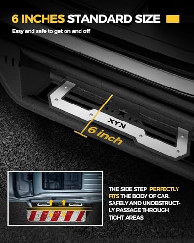 Estribos laterales para Ford F150 y F250 Supercrew 2015-2024 miniatura 7