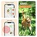 Weenect Cat XS - New GPS Tracker for Cats | Real-time Mini GPS Tracker for Cats | Smallest Model on The Market | Collar Included | Subscription Required (Black, Tracker XS)