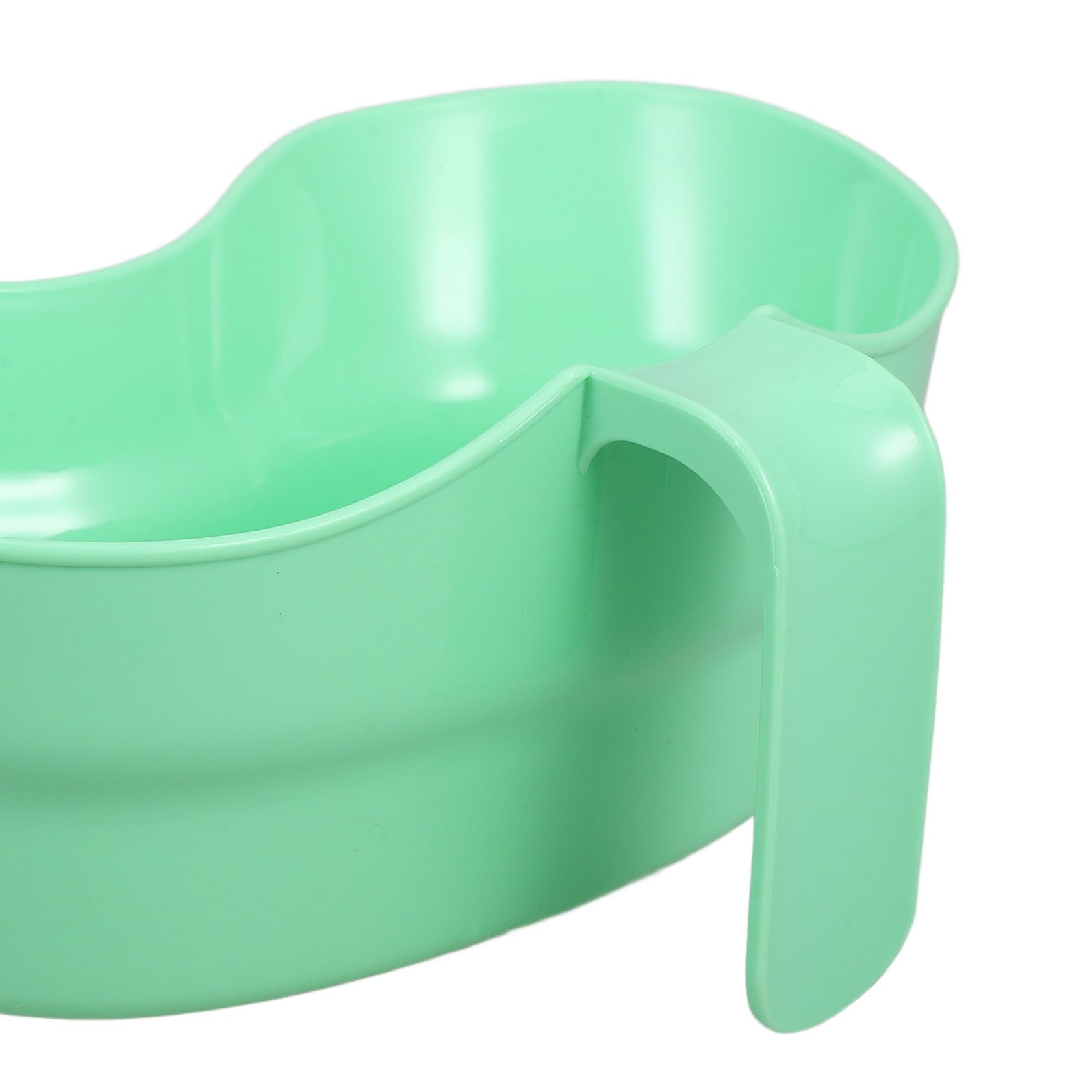 Juego de 3 Vasos para Enjuague Bucal y Taza Vómito para Pacientes Postrados en Cama, Plástico Liviano Verde, Accesorio de Cuidado Dental y Baño para Personas Mayores en