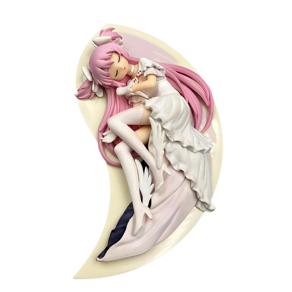 Tongyundacheng Kaname Madoka Figure Anime Girl PVC Action Figures Sculpture Model Ornament Desktop Collectibles for Anime Fans, 14cm