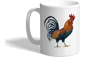 Farm Rooster Ceramic Coffee Mug