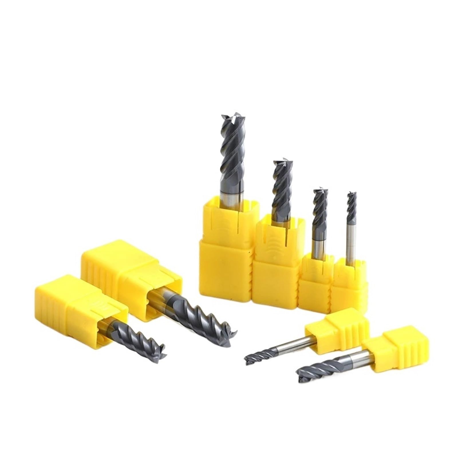 1 sztuk HRC55 4-fletowa powłoka ze stali wolframowej płaski frez trzpieniowy węglikowy CNC obróbka mechaniczna frezy palcowe narzędzia(12x45Cx12Dx100L)