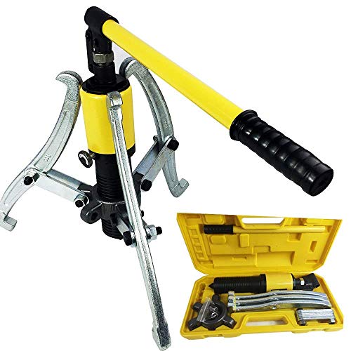 SHIOUCY 15 Ton Heavy Duty Hydraulic Gear Puller Remover Bearing Separator 3 in 1 Pump Oil Tube Drawing Machine