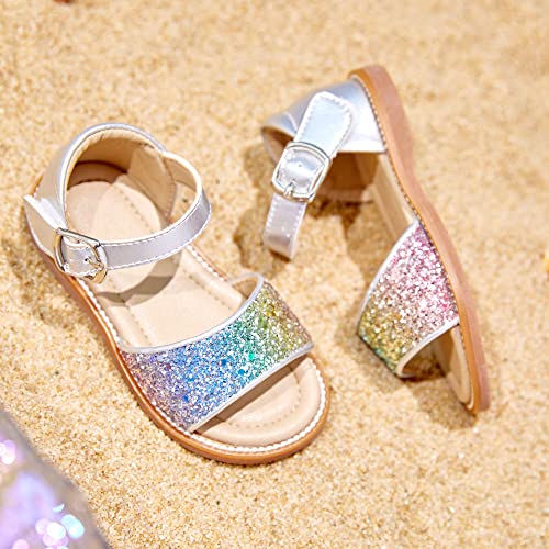 Image of Kiderence Toddler Girls Sandals Little Girls Kids Summer Shoes Toddler Sandals