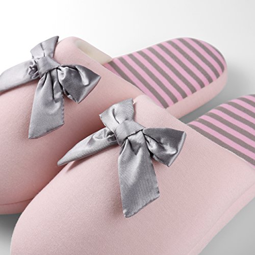 Women's Cozy Closed Toe Fleece House Slide Slippers4