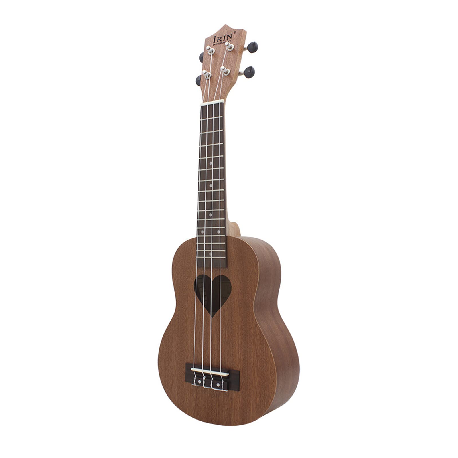 Ukulélé de concert - Petit ukulélé hawaïen - En bois brillant - Pour débutants - Ukulélés à 4 cordes