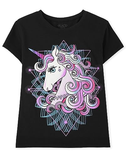 Image of The Children's Place Girls Short Sleeve Graphic T- Shirt