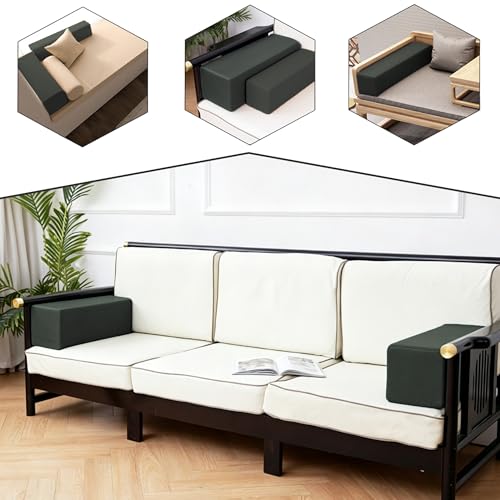 Coussin rectangulaire pour lit canapé fauteuil en mousse haute densité - 8