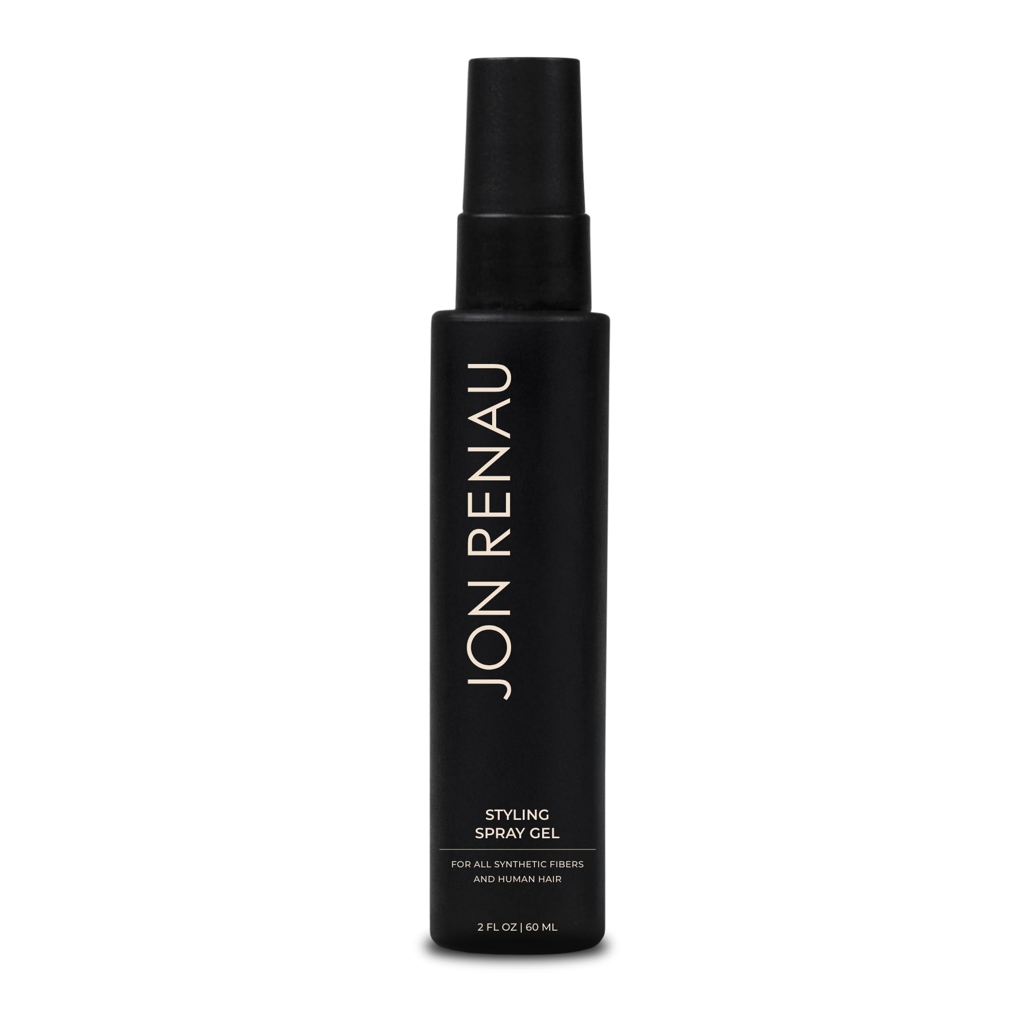 Jon Renau Travel Size Styling Spray Gel 2 oz, Lightweight Non-Aerosol Spray Gel, Light to Medium Hold Spray, Buildable Hold Hair Spray for Synthetic and Human Hair, Travel Size Wig Styling Product