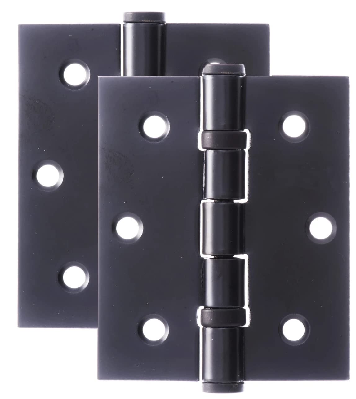 Golden Grace Black Ball Bearing Hinges In Matt Finish, Timber Door Hinge - 75Mm 3" - 1 Pair