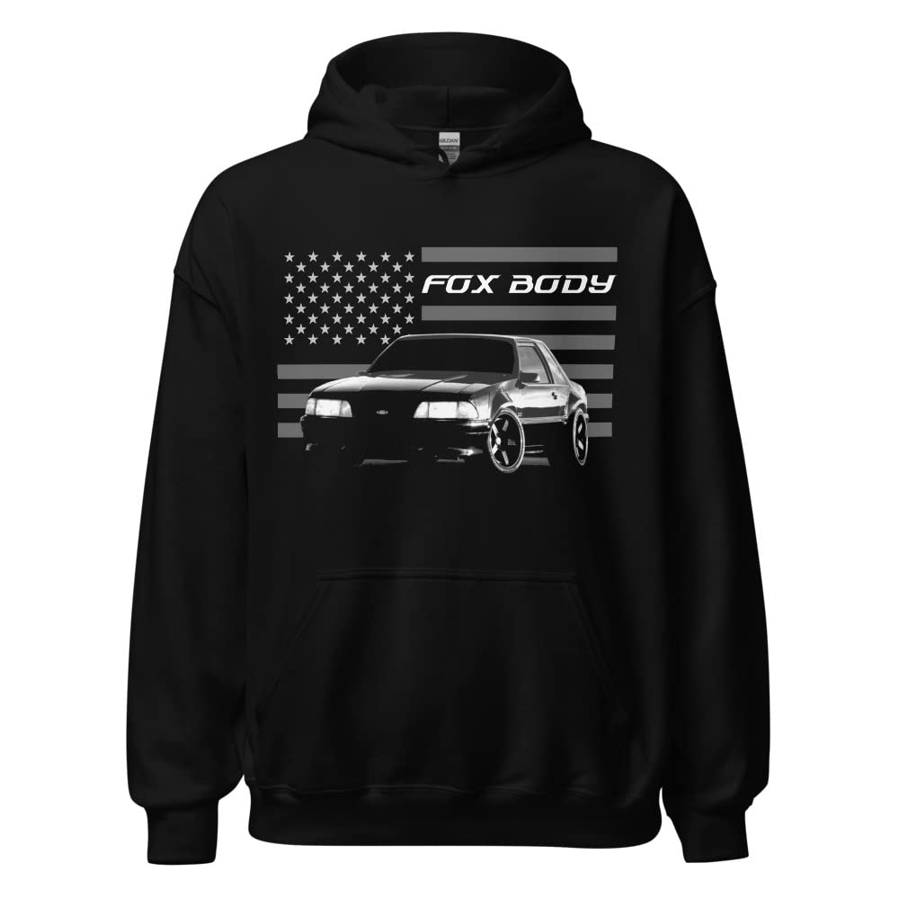 Fox Body American Custom Street Race Culture Stang Driver Car Club bluza z kapturem