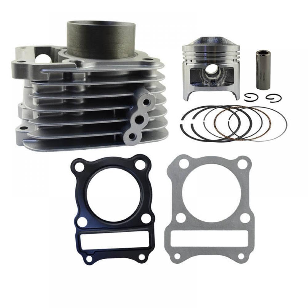 Kit Pneumatico Cilindro da 57 mm Compatibile con Set di guarnizioni a Testa a Pistoni a Blocchi a Blocchi a Blocco cilindri GS125 GS125