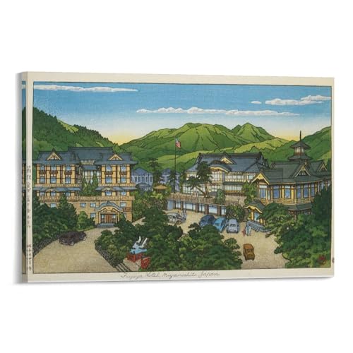 川瀬巴水 日本の浮世絵画家、版画ポスター (88) ウォールアート 部屋飾り 絵画 ベッドルーム リビング 壁の絵08x12inch(20x30cm)