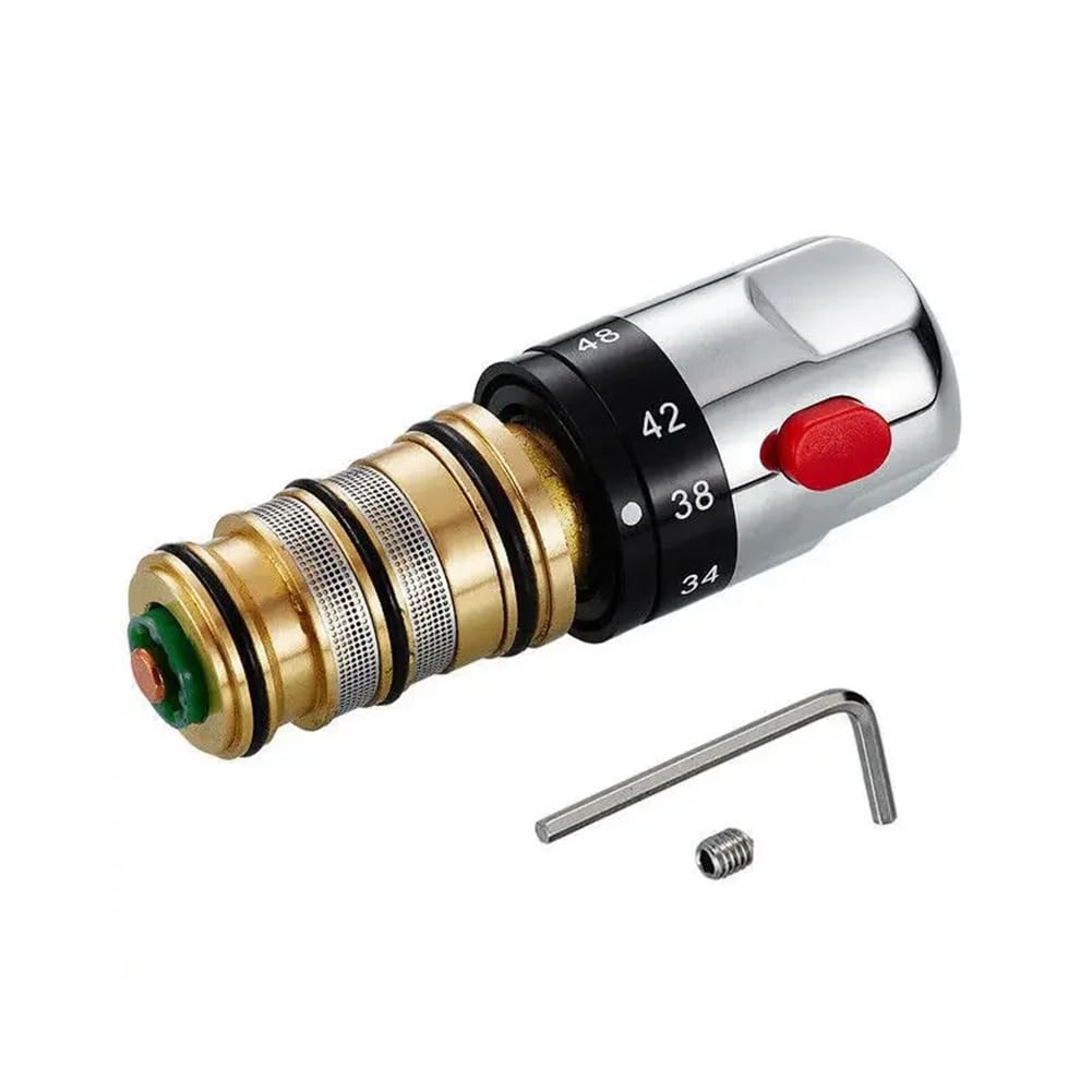 Udsknv[Ksl As Shown Temperature Control Valve Thermostatic Valve Core Solar Thermostatic Valve Warm Valve Core Quick Opening