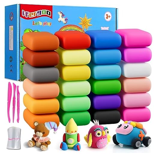 iFergoo Air Dry Clay Kit