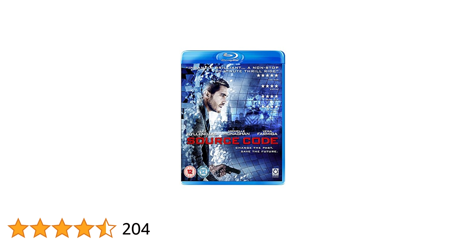 Source Code [Blu-ray]: Amazon.co.uk: Jake Gyllenhaal