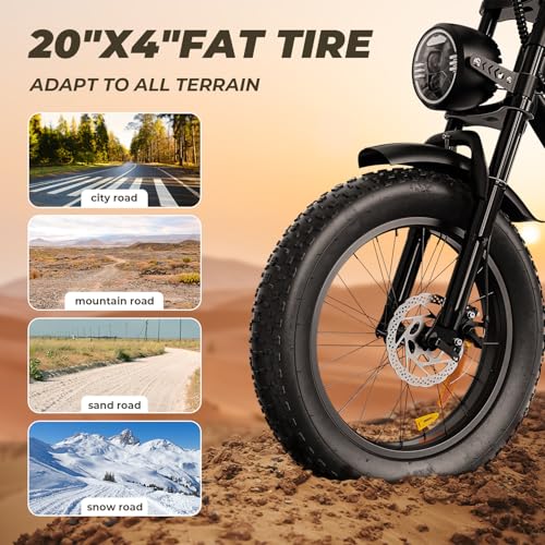 RKJ Electric Bike for Adults, 2200W, 30/32MPH, 75 Miles, 48V