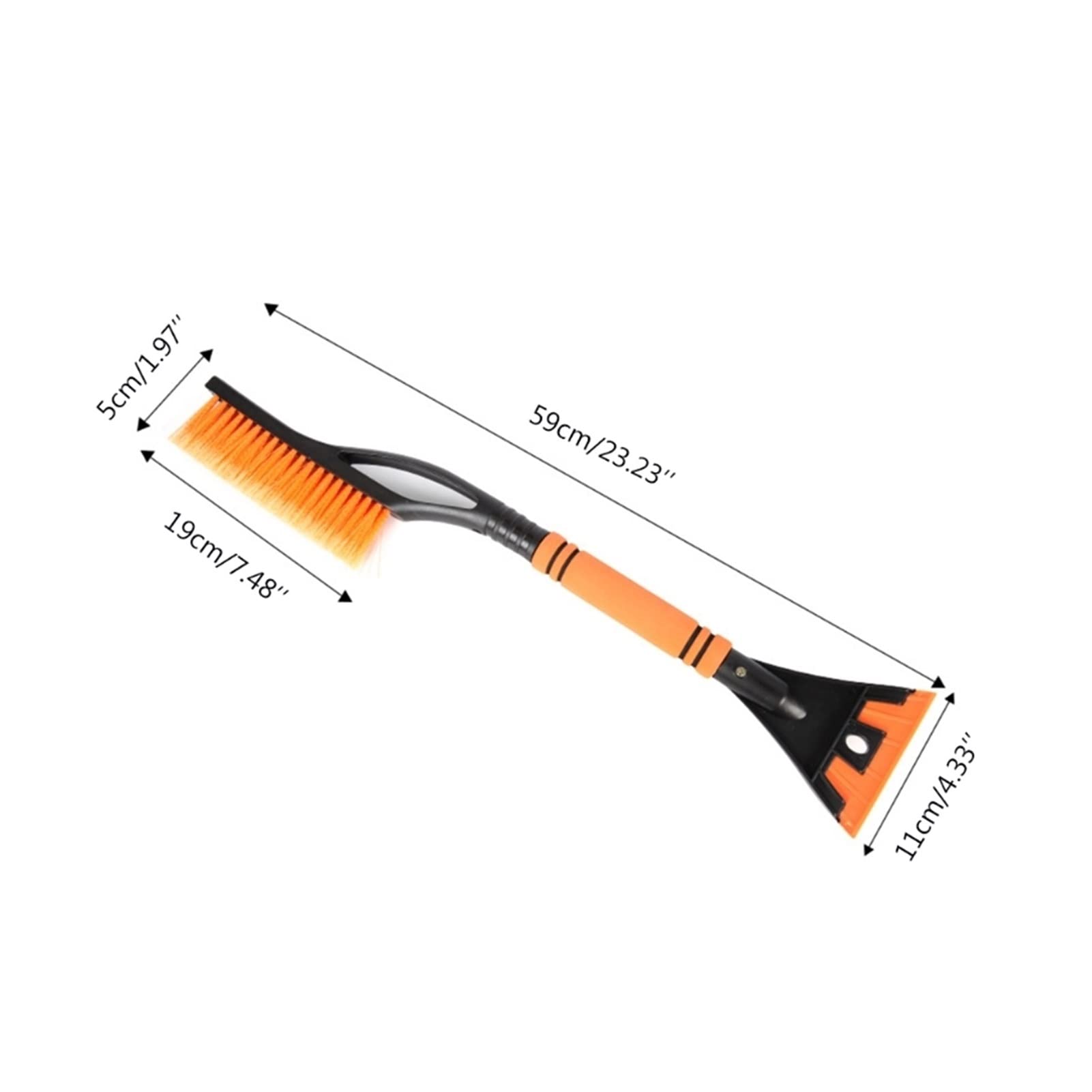 Brosse à Neige pour Pare-Brise Pelle à déneigement pour Pare-Brise pour éviter Les dommages Brosse à Brosse de Voiture R7ua (Color : Orchid)