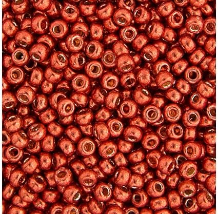 Miyuki Japanese Glass Seed Beads 22gms 11/0 in Gold Galvanized Duracoat