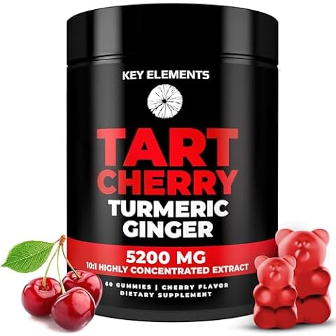 KEY ELEMENTS Tart Cherry Gummies with Turmeric & Ginger Cover